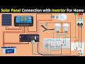 Solar Panel connection For Home with Inverter | Solar Panel for Home | Electrical Technician