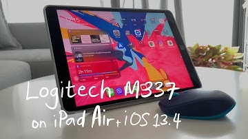 Logitech M337 bluetooth mouse on iPad Air iOS 13.4