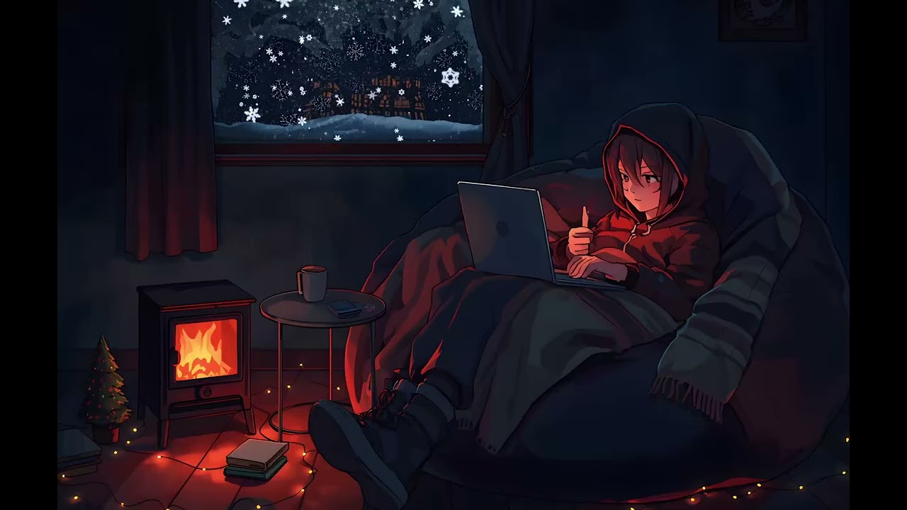 Put You Into Deep Sleep • Calm Winter Night Ambience With Snowfall & Focus