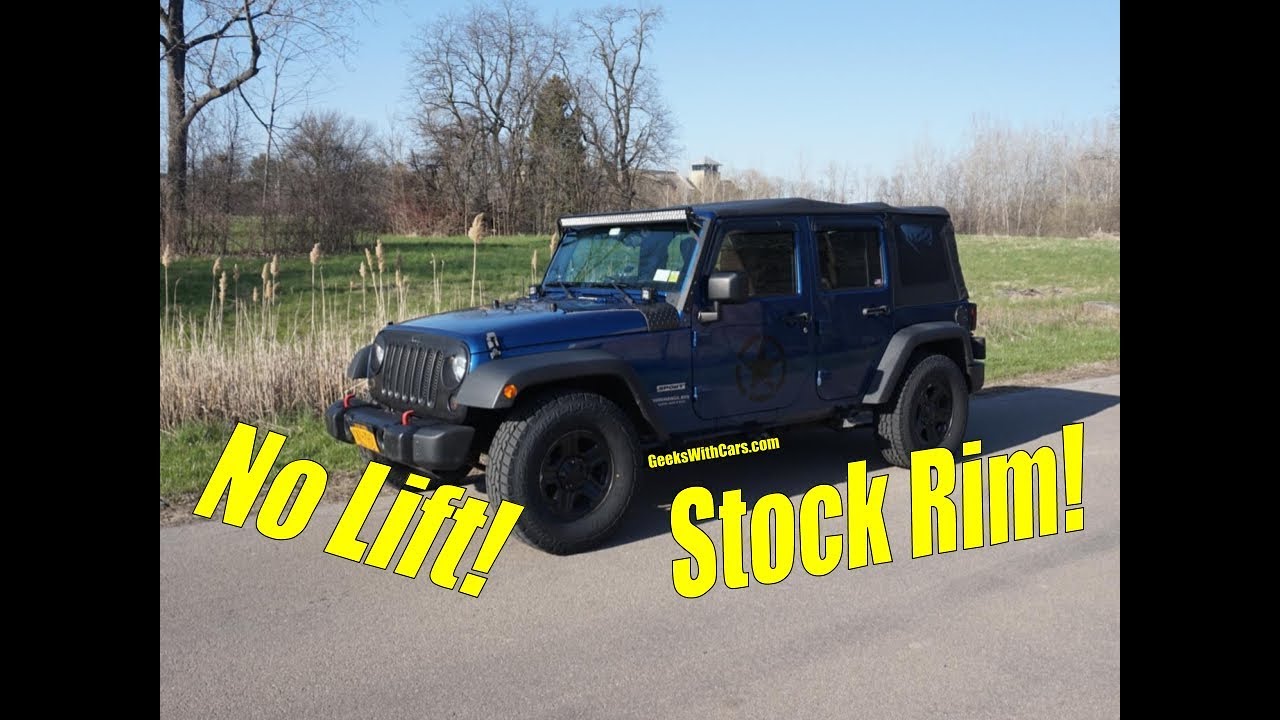 Actualizar 63+ imagen biggest tires on stock jeep wrangler unlimited