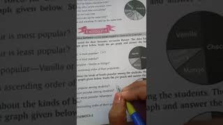 pie chart ,class - 5, Maths Ex- 4 &5 of Unit -23