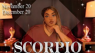 SCORPIO FORECAST – What To Expect In Your Life Next | NOVEMBER 20 – DECEMBER 20
