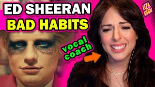 Ed Sheeran - Bad Habits [Official Video] | REACTION!