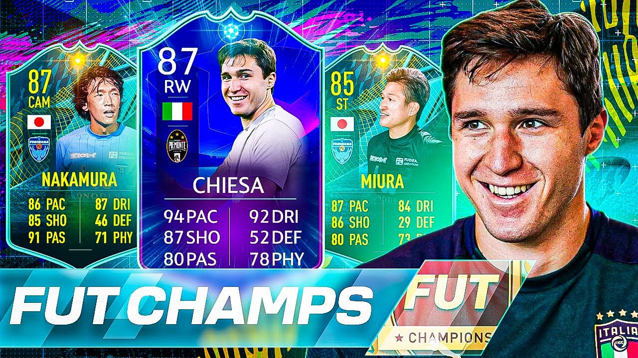 87 CHIESA, 87 NAKAMURA & 85 MIURA! 😄 RANK 1 FUT CHAMPIONS HIGHLIGHTS! - FIFA 22 Ultimate Team