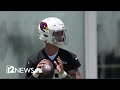 Arizona Cardinals quarterback Carson Beck credits his father for establishing his leadership skills