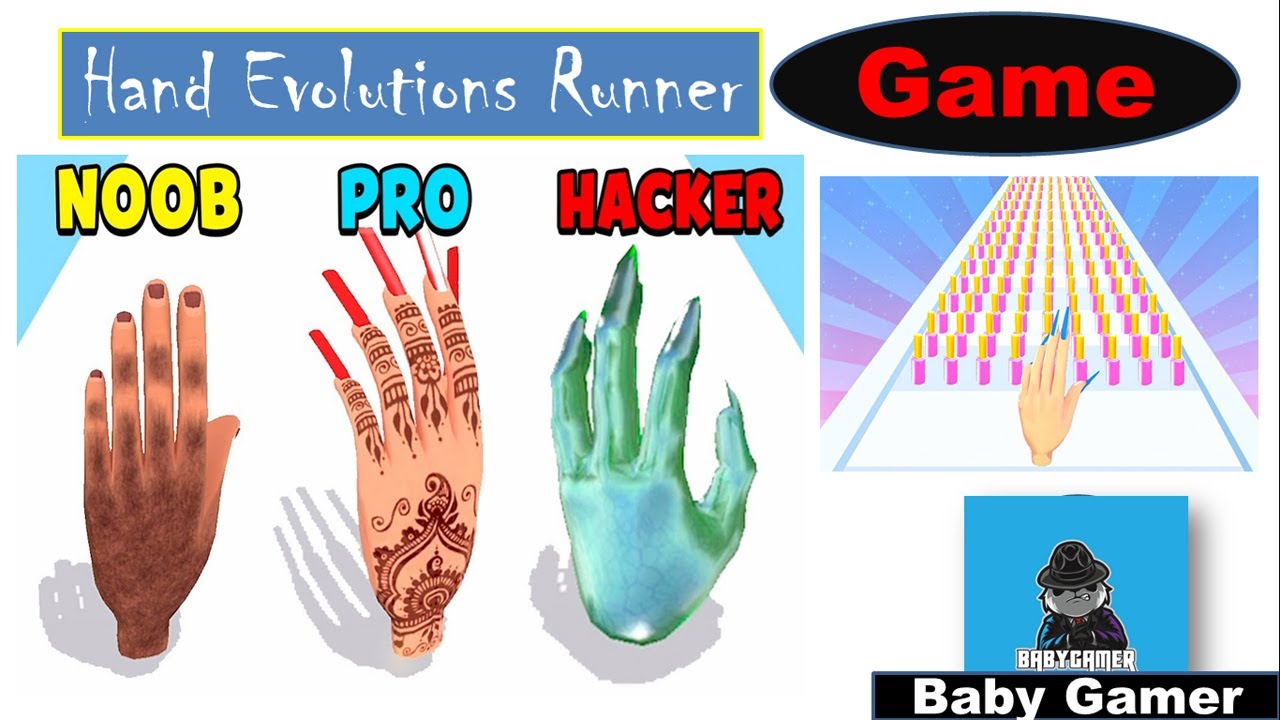 Max Level In Hand Evolution Runner | Hand Evolution Runner Gameplay | Hand Evolution Runner 3D