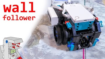 Proportional Wall Follower for LEGO 51515