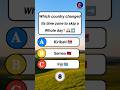 Country That Skipped a Whole Day? ⏳🌏 | World GK Quiz #Shorts #Trivia