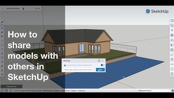 How to share models with others in SketchUp free