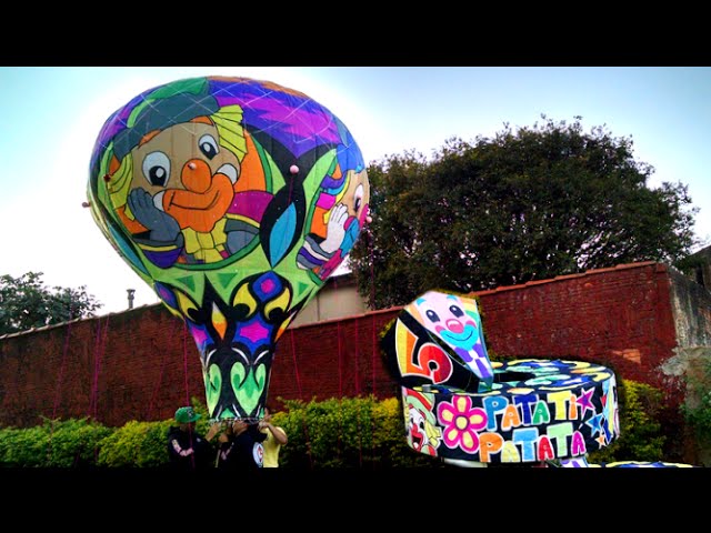 BALÃO LINDO GOLFIER 5 M COSTA E SILVA PATATI PATATA INFELIZMENTE VIROU VENTANIA