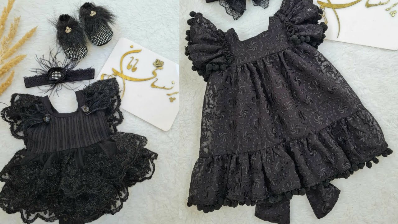 baby girls black dress 2024 YouTube