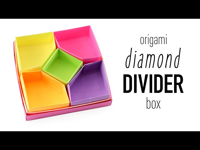 Origami Masu Box Divider Tutorial  Paolo Bascetta - DIY - Paper Kawaii 