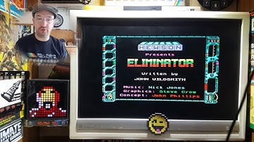 new & re review games zx and c64 vs spectrum RETRO ROBBINS 😉