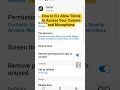 How to Fix Allow Tiktok to Access Your Camera and Microphone #tranding #tech #2026 #tutorial #tiktok