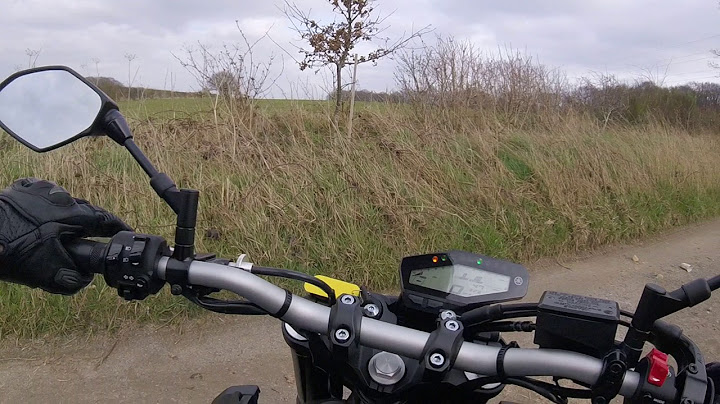 Yamaha MT 09 2017, le rodage...