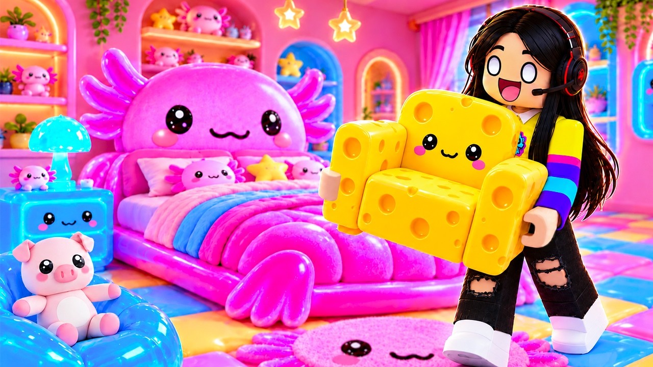 ¡CONSTRUÍ la CASA SQUISHY Más SATISFACTORIA de ROBLOX! 🥟🌈