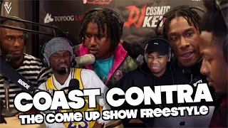 Coast Contra  The Come Up Show FREESTYLE w/ DJ Cosmic Kev | FIRST REACTION/REVIEW