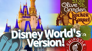 Disney World's Version of America's Most Popular Restaurants!