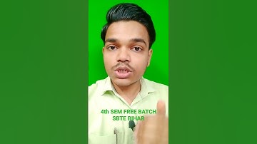 4th Semester Complete Course 🔥| SBTE Bihar #sbte_bihar #4thsememster #trending #trendingshorts