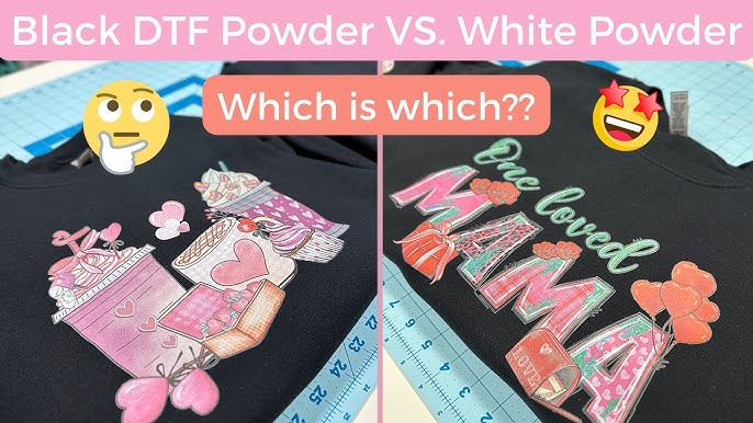 DTF Powder for Sublimation Hack - Fine Powder vs Regular Powder