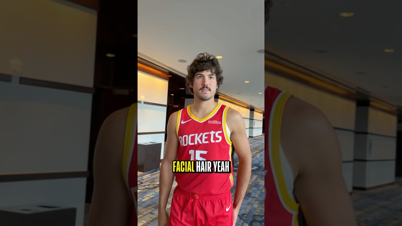 Reed Sheppard on the new look (and how long he plans to keep it)