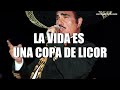 Vicente Fernández - La Vida Es Una Copa De Licor (LETRA)