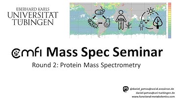CMFI Mass Spec Seminar #15 - Brief Intro to Protein Mass Spectrometry