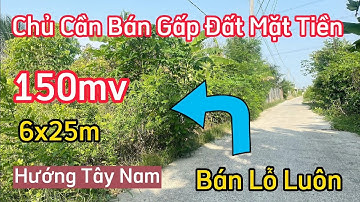 🔴 Chủ Cần Bán Gấp Đất Thổ Mặt Tiền Xã Lỗ / @baonhadatcangiuoc  / đất cần giuộc giá rẻ .