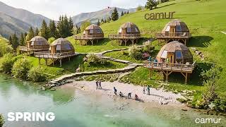 Camur Moon – Luxury Wooden Glamping Dome for All Seasons