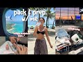 Travel prep and pack with me chaotic vlog  outfit planning selfcare appointments glowup