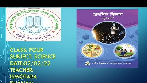 EUGSC (02/02/22),Class:04,Subject : Science, Day :Wednesday, Teacher : Ismotara khanam