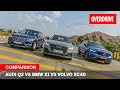 Audi Q2 vs BMW X1 vs Volvo XC40 comparo | OVERDRIVE