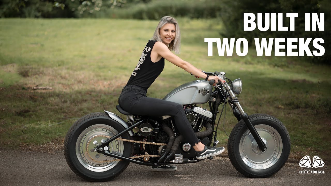 ⁣Mint Customs Sportster Bobber Build / Custom Series by Tomboy A Bit