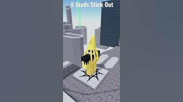 5 STUDS STICK OUT in ROBLOX! (EPIC) #shorts