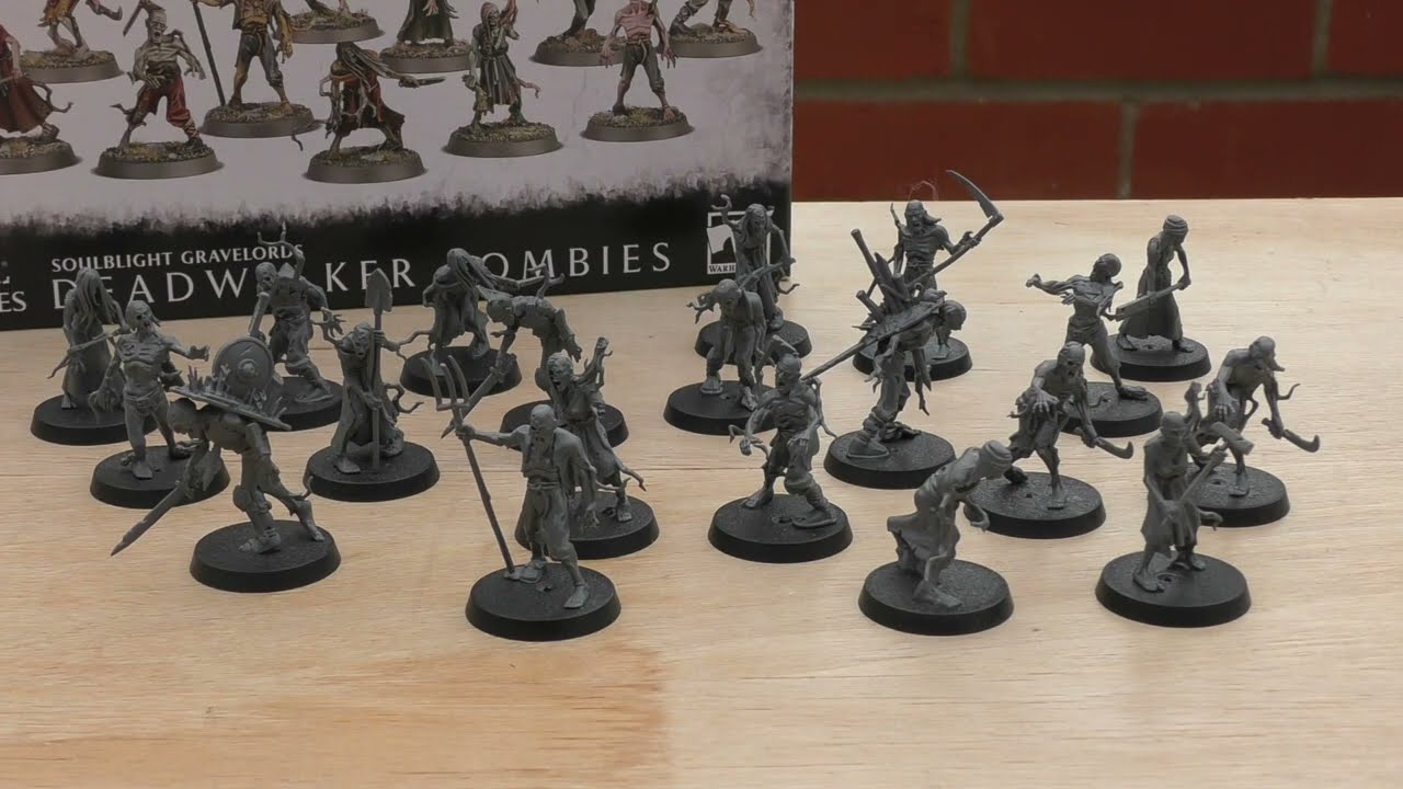 Deadwalker Zombies - Soulblight Gravelords - Review (AoS) - YouTube
