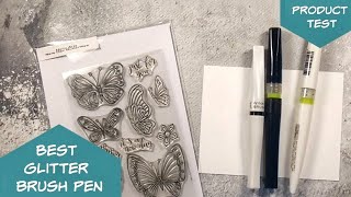 Spectrum Noir Sparkle Glitter Brush Pens – A Review and Video