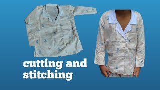 Coat collar cutting and stitching full video#ytshorts #shorts#fashion #silai @cuttingandstitching999