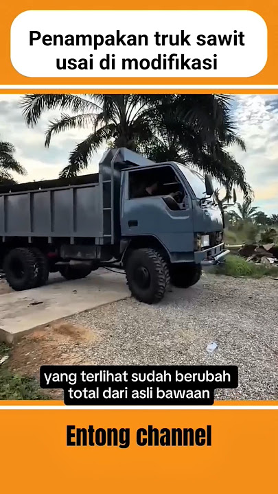 Truk ragasa yang di modifikasi offroad untuk di kebun sawit #shorts