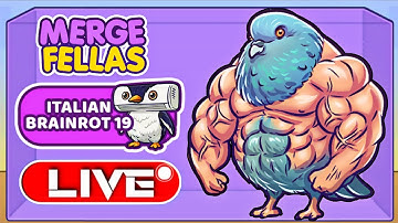 Merge Fellas Italian Brainrot 19 Gameplay Reaching Max Level | Brainrot New Update All Bosses