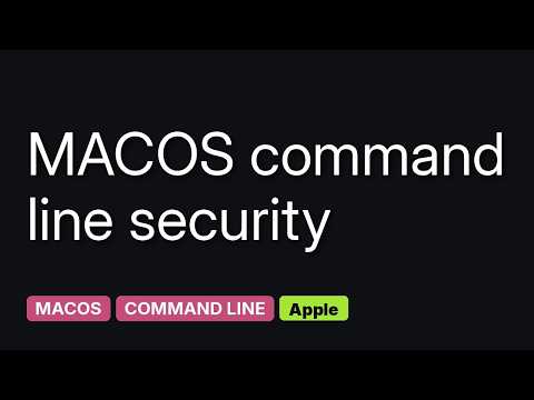 Apple: Lock macOS with a password from bash
