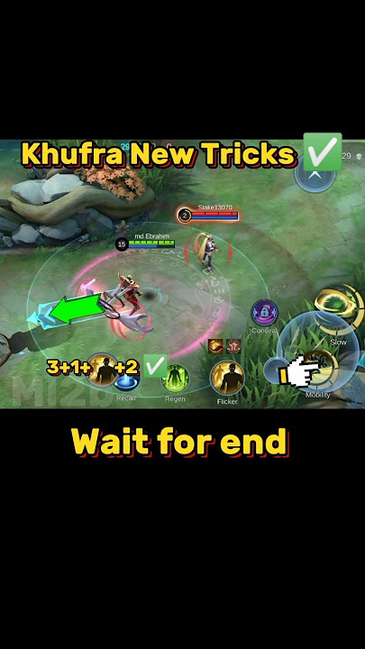 Khufra New Tricks Tutorial Mobile legends #ml2b #khufra #mlbb #shorts