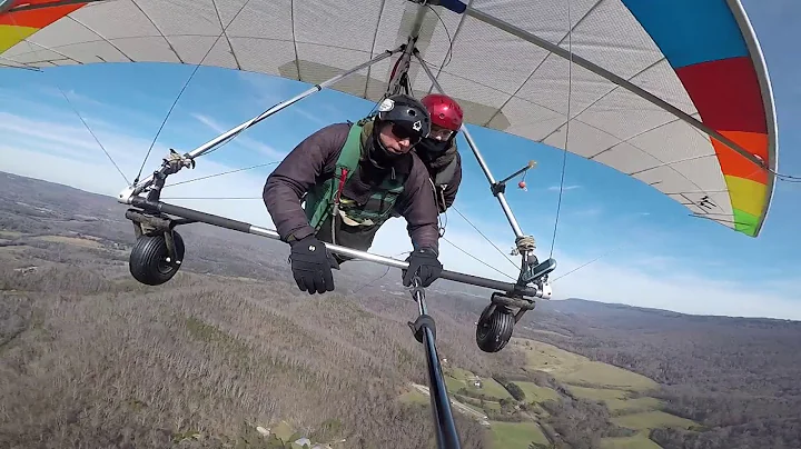 Melanie Dawson's Hang Gliding Tandem at Lookout Mo...
