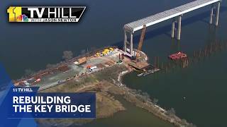 11 TV Hill: Progress rebuilding the Key Bridge