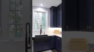 Stunning Blue Kitchen Cabinets In Aldie, VA