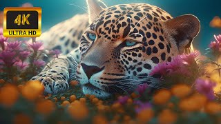 Serene Wildlife Wonders: 1 Hour of Stunning 4K Animals with Calming Music