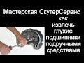 Как извлечь подшипники из глухих гнезд редуктора