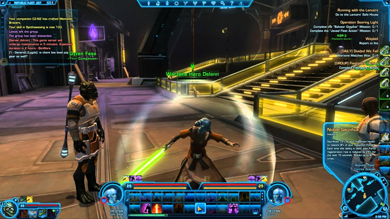 SWTOR BETA | Interface, Mounts, Jedi Sage & Republic Fleet (General Stuff) | SWTOREXTREME