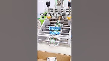 Friction feeder #frictionfeeder #packagingmachine #cardfeeder #packingmachine #machine