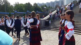 Преображение Господне. Выступление сербского ансамбля.