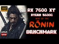 RISE OF THE RONIN | RX 7600 XT | FSR DISABLED | AMD FRAME GENERATION | 1080p, CUSTOME SETTINGS